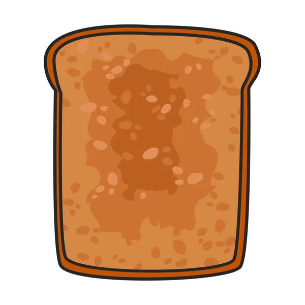 Сэндвич Вектор Значок Цветной Вектор Логотип Изолирован Белом Фоне Бутерброда — стоковый вектор