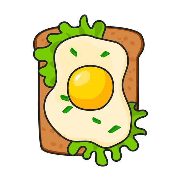 Sandwich Vector Icon Color Vector Logo Isolated White Background Sandwich — Stock Vector