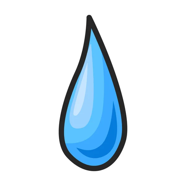 Ikona Wektora Splash Wody Logo Wektora Koloru Izolowane Białym Tle — Wektor stockowy