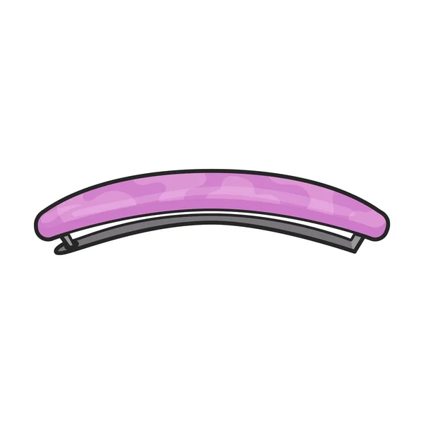 Hairpin Vector Icon Color Vector Logo Isolated White Background Hairpin — 스톡 벡터