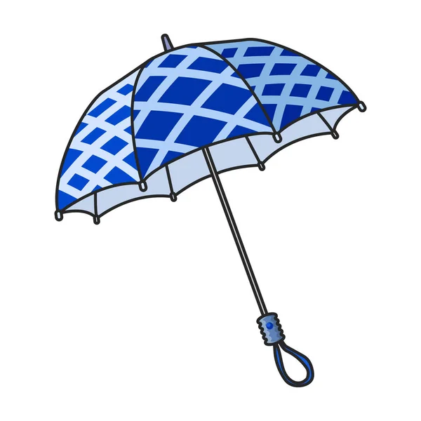 Schirm Vektor Icon Color Vektor Logo Isoliert Auf Weißem Hintergrund — Stockvektor