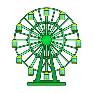 Gözden geçirme vektörü simgesi. Renk vektörü logosu gözden geçirmenin beyaz arka plan tekeri üzerinde izole edildi.