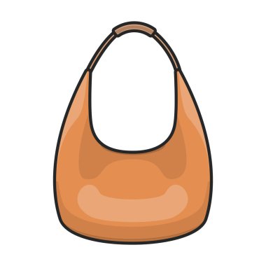 Torba vektör simgesi. Beyaz arkaplan çantasına renk vektörü logosu izole edildi.