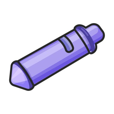 Islık vektörü simgesi. Renk vektörü logosu beyaz arkaplan düdüğü üzerinde izole edildi.