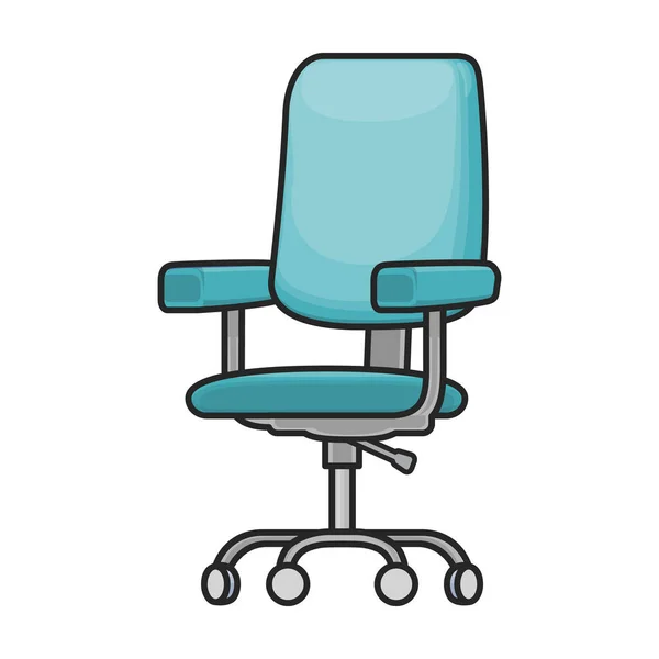 Καρέκλα Του Διάνυσμα Έπιπλο Εικονίδιο Χρώμα Vector Λογότυπο Απομονώνονται Λευκό — Διανυσματικό Αρχείο
