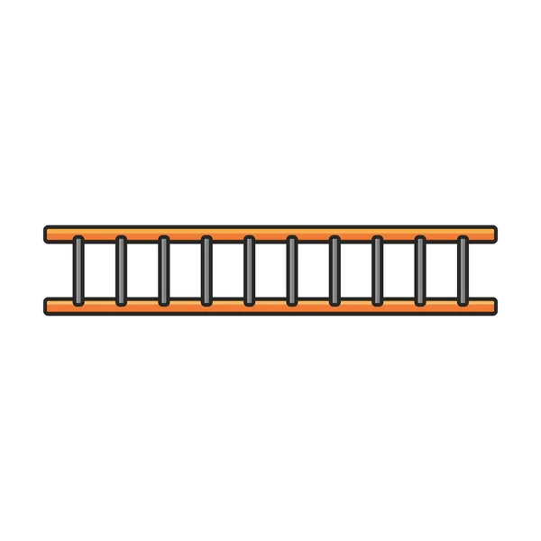 Κλίμακα Διανυσματική Εικόνα Χρώμα Vector Λογότυπο Απομονώνονται Λευκό Φόντο Σκάλα — Διανυσματικό Αρχείο