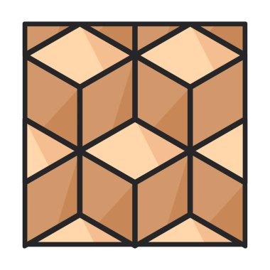 Kat vektör simgesi. Beyaz arkaplan zemininde izole edilmiş renk vektörü logosu.