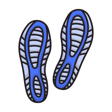 Ayakkabı vektör simgesi baskısı. Ayakkabının beyaz arka plan baskısı üzerine izole edilmiş renk vektörü logosu .