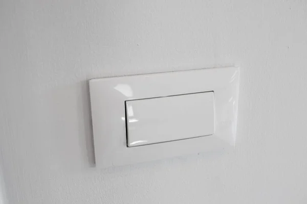 White Light Switch Turn Turn Lights — Stock Photo, Image