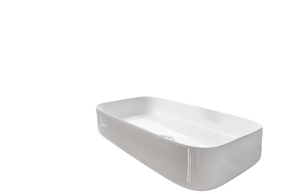 白い背景で隔離の洗面台 — ストック写真