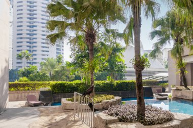 Güzel modern şehir parkı.