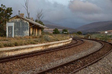 Abandoned railway station at Zebra in the Karoo