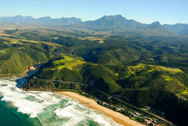 Aerial Photo Wilderness Garden Route South Africa Obrazy Stockowe bez tantiem
