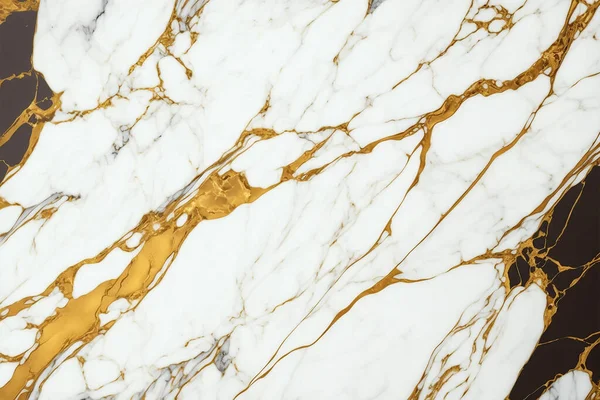 White and gold marble slabs background. Stone texture composition. Backdrop for food photography or another studio ideas. Artistic banner, grunge graphic design. Free copy space. 3D.