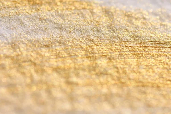 Fundo Abstrato Ouro Sobre Papel Aquarela — Fotografia de Stock