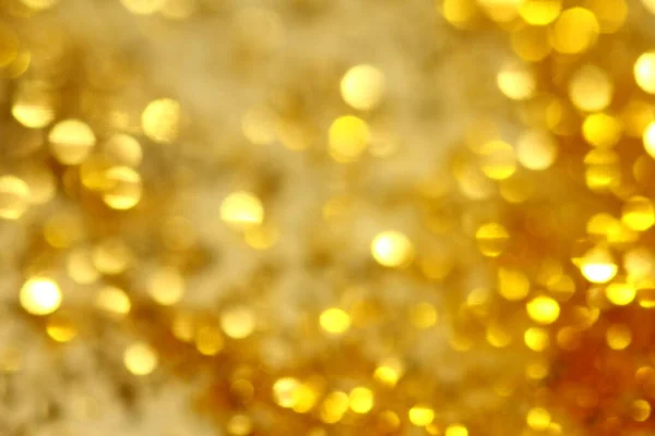 Fundo Abstrato Pequeno Bokeh Com Brilhos Dourados — Fotografia de Stock