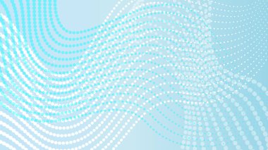 Noktalı çizgilerin üst üste bindirilmiş eğrileriyle soyut arkaplan çizimi.