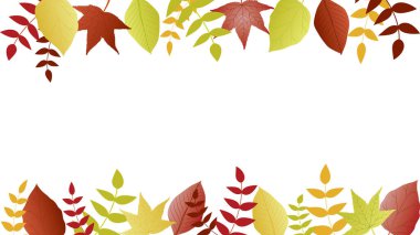 Sonbahar yaprakları dikey olarak düzenlenmiş arkaplan materyali.