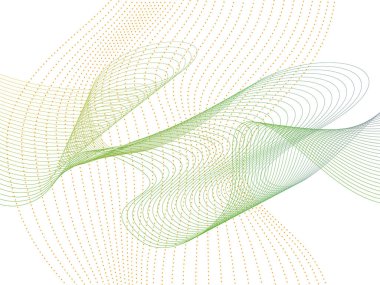 Üst üste binen katı dalgalar ve kesik dalgalarla soyut arkaplan.