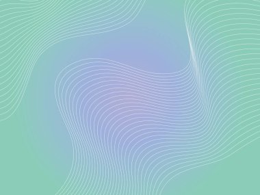 Gradyan arkaplan, soyut soluk renkli dalgalı çizgiler.