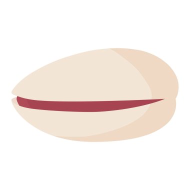 Pistachio klip sanatı. Vektör materyali. Saydam arkaplan üzerine görüntü.