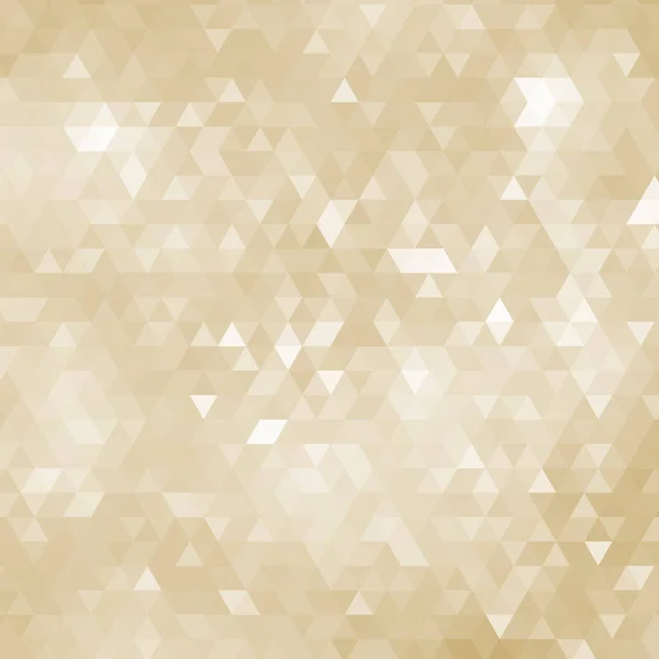 Christmas Decoration Geometric Background - Golden and White Triangles