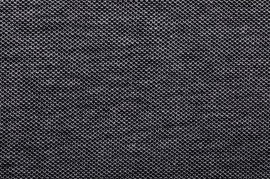 Kenevirden yapılmış gri melanj örülmüş kumaş karışık iplik desenli arka plan