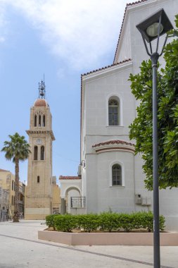 Yunanistan 'ın Girit kentindeki Eski Rethymno kasabasındaki Yunan Ortodoks Metropolitan Kilisesi