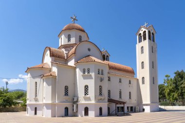 Güzel Aziz Peter ve Paul Kilisesi, Doğu yakasından, Rethymno, Girit, Yunanistan 'da çekildi.