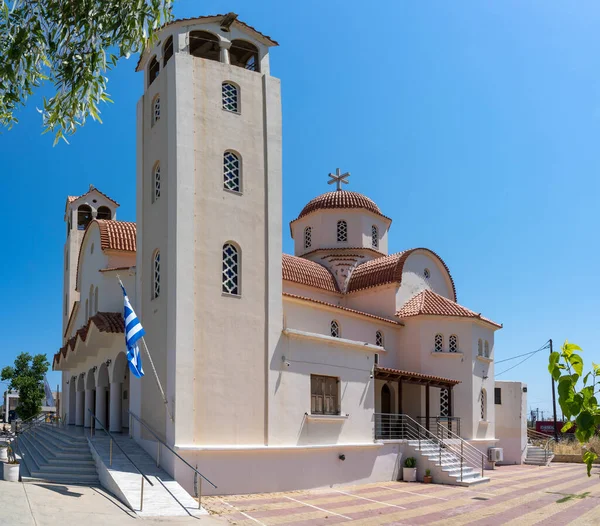 Красивая Церковь Святых Петра Павла Сфотографированная Южной Стороны Ретимно Крит — стоковое фото