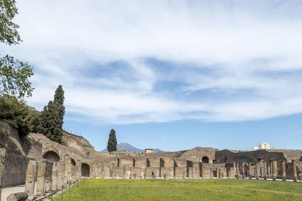 Campo Batalha Dos Gladiadores Pompeia Itália — Fotografia de Stock