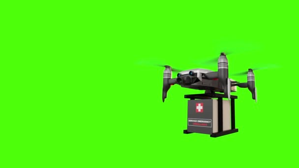 Κηφήνας Λεπτομέρεια Της Πτήσης Drone Αυτό Κηφήνας Quadcopter Ψηφιακή Φωτογραφική — Αρχείο Βίντεο