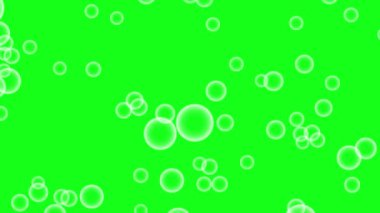 Yeşil Ekranda Su Kabarcıkları