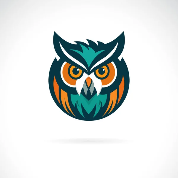 Vector Owl Design White Background Easy Editable Layered Vector Illustration — Stock Vector