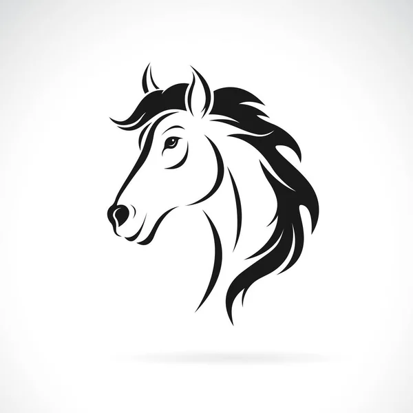 Vector Horse Head Design White Background Easy Editable Layered Vector — Stock Vector