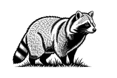 Bir ren geyiğinin siyah ve beyaz vektörü zarif bir şekilde sıçrıyor, büyük boynuzları ve güçlü formunu sergiliyor. Vahşi yaşam sanatı, tatil tasarımları ve markalaşma için ideal. Hayvan..