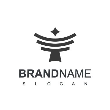 Kartal Kuş Logosu Tasarım Şablonu
