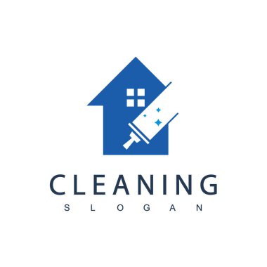 Temizlik Servisi Logo Tasarım Şablonu