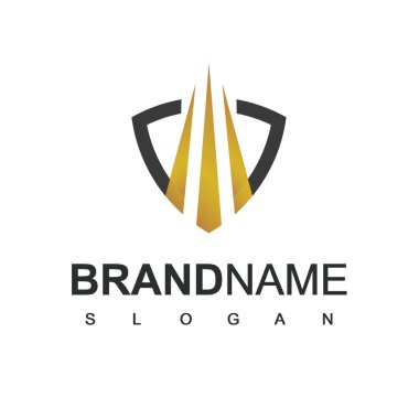 Lüks Kalkan Logo tasarım şablonu