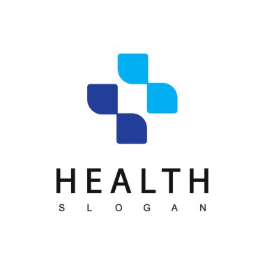 Sağlık Hizmetleri Logosu Şablon Hastanesi AND Klinik Simgesi