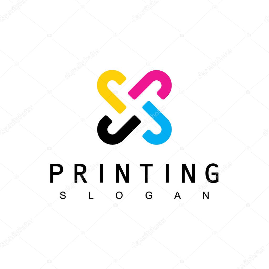 Digital Print Logo Design Template