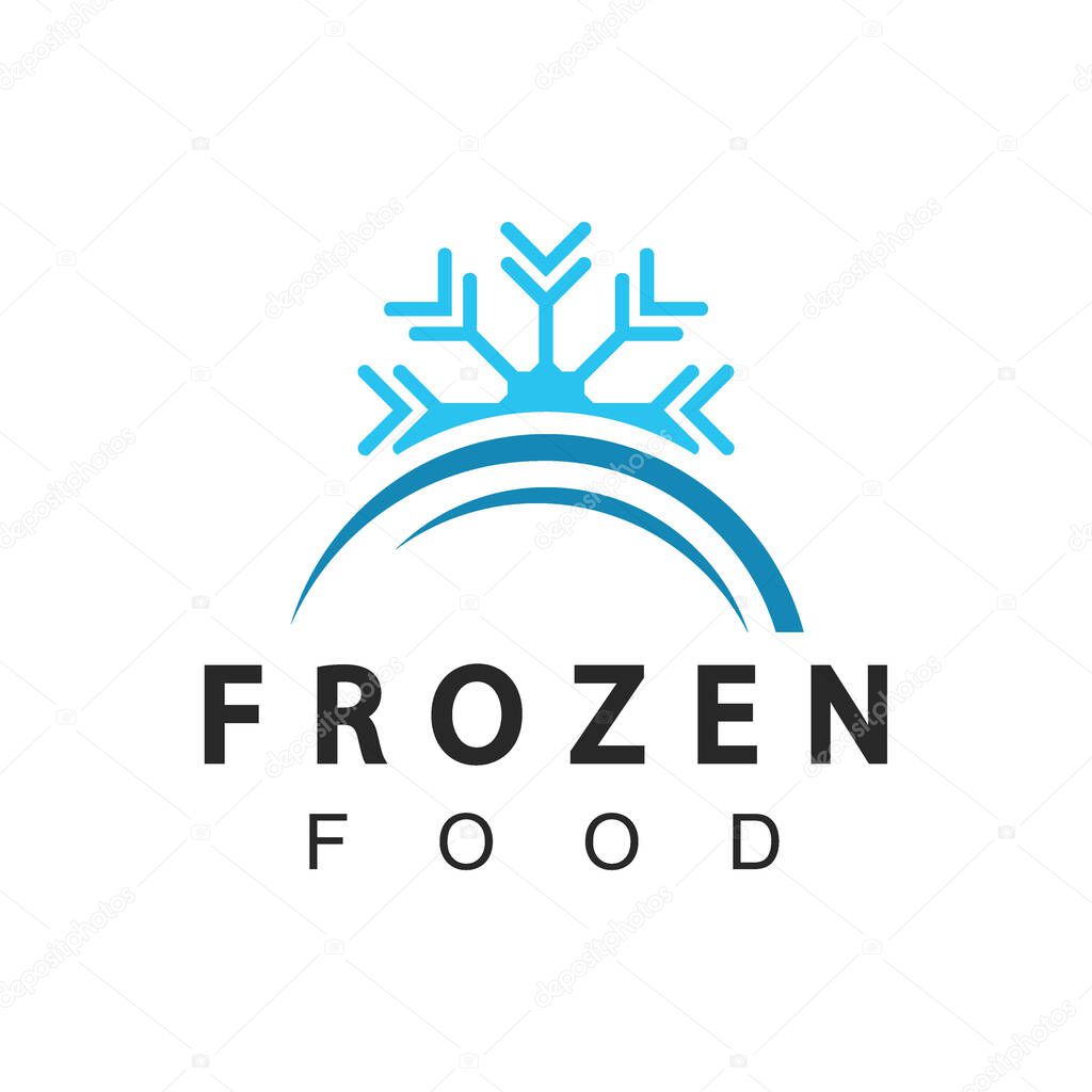 Frozen Products Logo Design Template