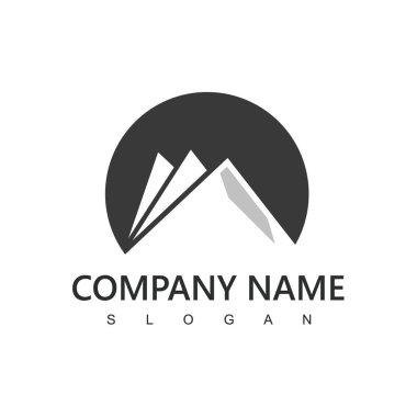 Kağıt Dağı Logo Tasarım Vektörü