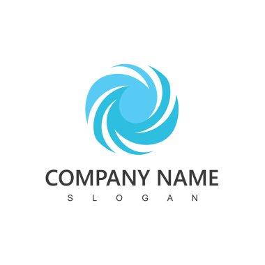 Rüzgar Logosu, Klima Simgesi İllüstrasyonu