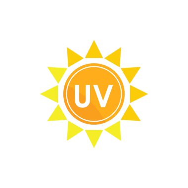 UV Koruma Vektörü Simgesi, Ultraviyole Logosu