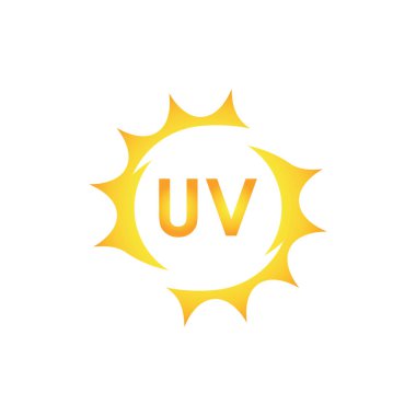UV Koruma Vektörü Simgesi, Ultraviyole Logosu
