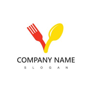 Restoran logo tasarım şablonu