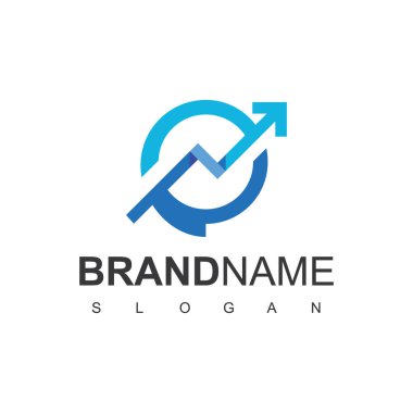 İş danışma logosu tasarım şablonu