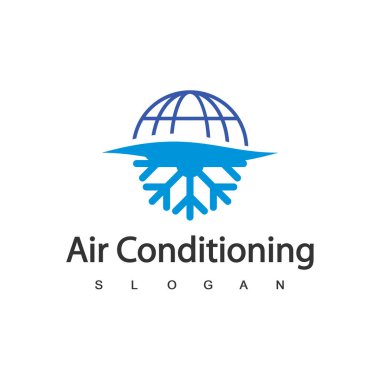 Air Conditioning Logo, HVAC Logo Concept