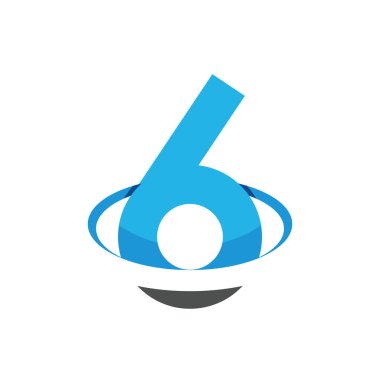 Mektup 6 Logo Tasarımı, Altı Gezegen Logo Tasarımı